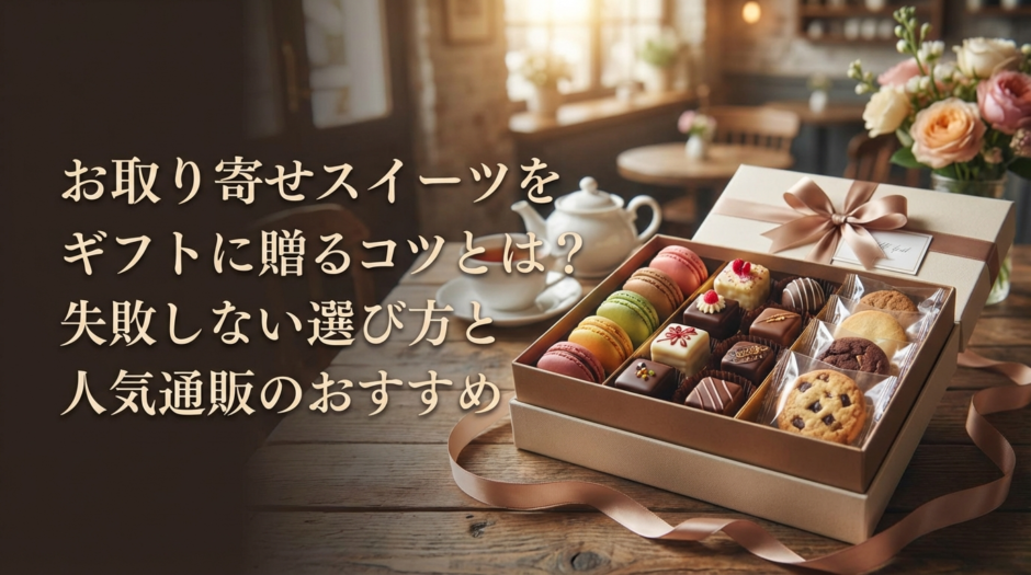 お取り寄せのスイーツをギフトに贈るコツとは？失敗しない選び方と人気通販のおすすめ
