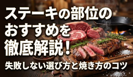 ステーキの部位のおすすめを徹底解説！失敗しない選び方と焼き方のコツ