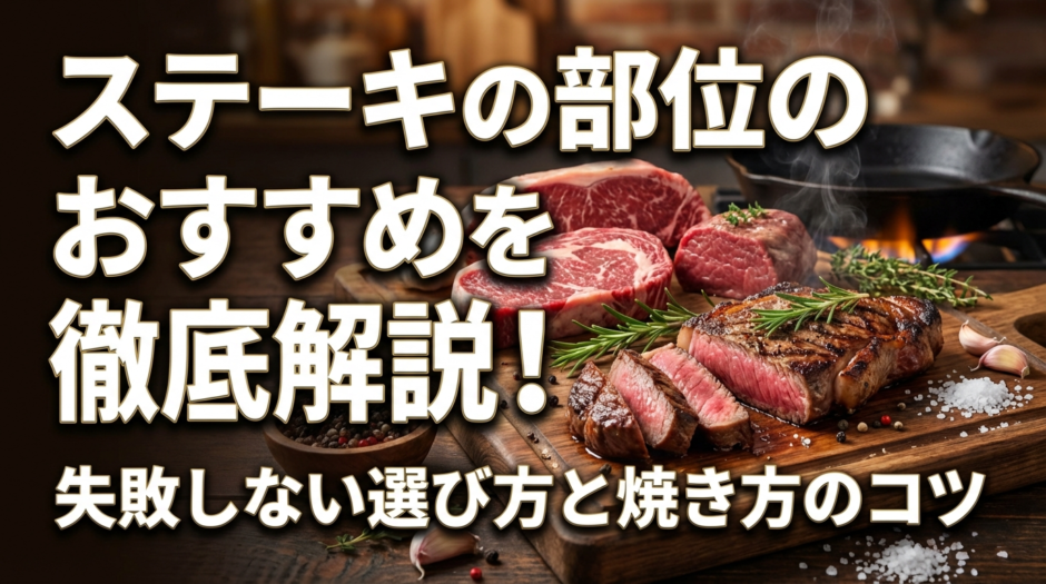 ステーキの部位のおすすめを徹底解説！失敗しない選び方と焼き方のコツ