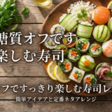 糖質オフですっきり楽しむ寿司レシピ集｜簡単アイデアと定番ネタアレンジ