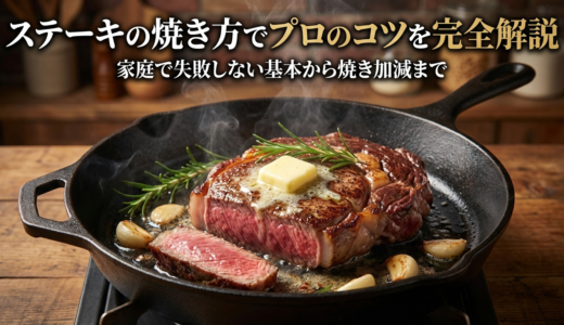 ステーキの焼き方でプロのコツを完全解説｜家庭で失敗しない基本から焼き加減まで