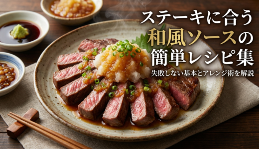 ステーキに合う和風ソースの簡単レシピ集｜失敗しない基本とアレンジ術を解説