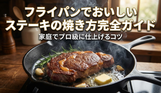 フライパンでおいしいステーキの焼き方完全ガイド｜家庭でプロ級に仕上げるコツ