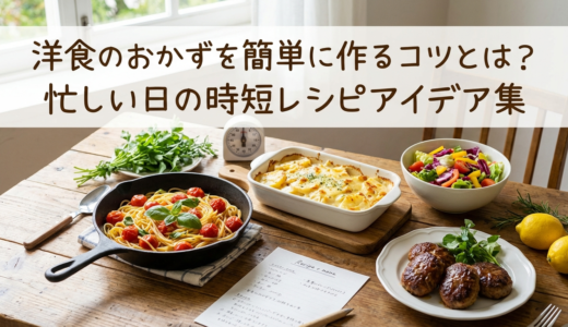 洋食のおかずを簡単に作るコツとは？忙しい日の時短レシピアイデア集