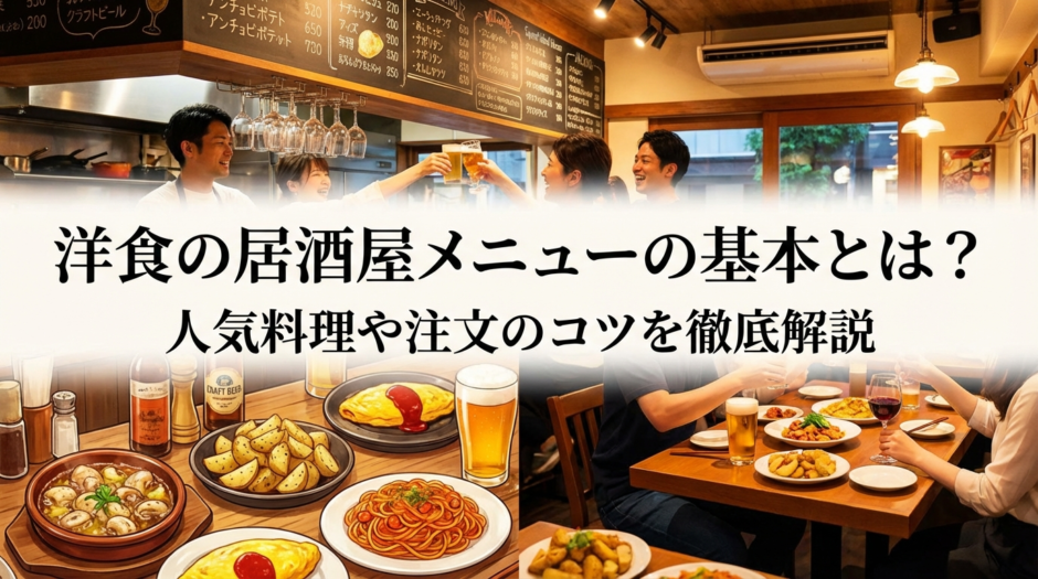洋食の居酒屋メニューの基本とは？人気料理や注文のコツを徹底解説