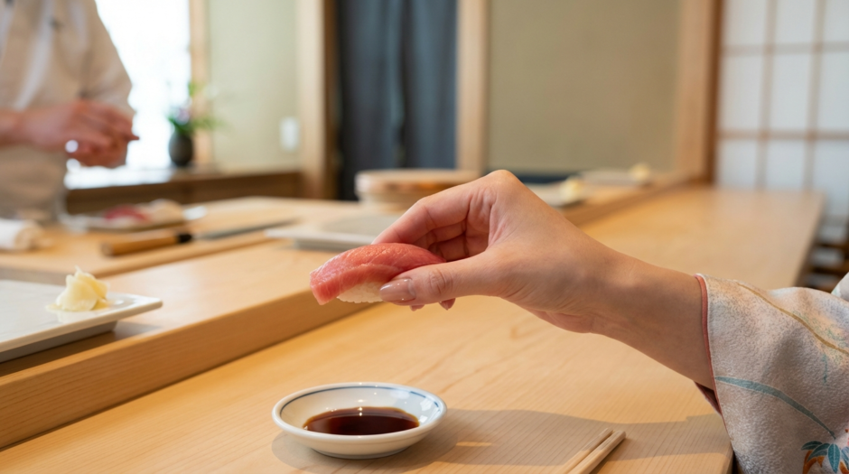 寿司のマナーで手で食べる時の基本とは？上品に見える握り寿司の食べ方を解説