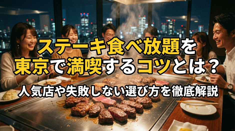 ステーキ食べ放題を東京で満喫するコツとは？人気店や失敗しない選び方を徹底解説