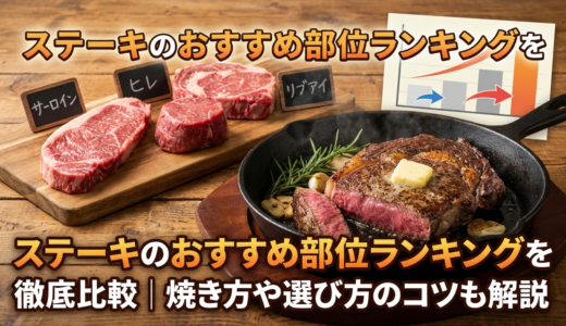 ステーキのおすすめ部位ランキングを徹底比較｜焼き方や選び方のコツも解説