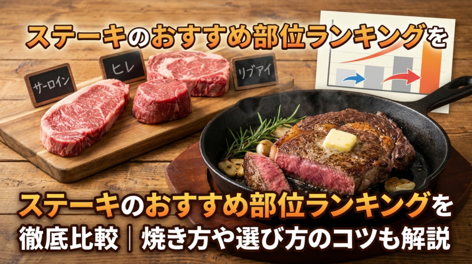 ステーキのおすすめ部位ランキングを徹底比較｜焼き方や選び方のコツも解説