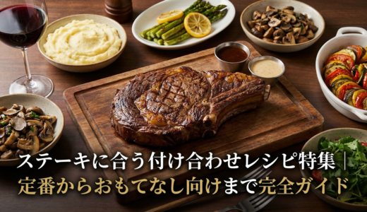 ステーキに合う付け合わせレシピ特集｜定番からおもてなし向けまで完全ガイド