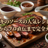 ステーキのソースの人気レシピ特集。王道からプロ直伝まで完全ガイド