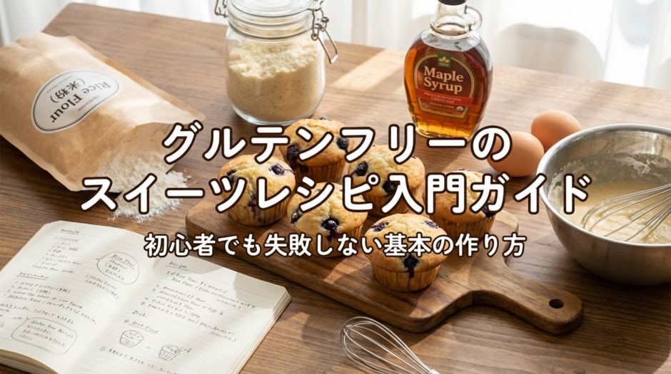 グルテンフリーのスイーツレシピ入門ガイド｜初心者でも失敗しない基本の作り方