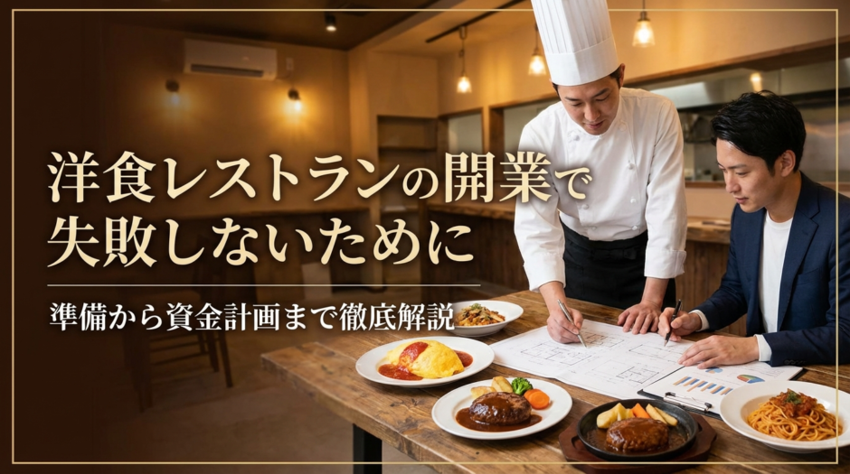 洋食レストランの開業で失敗しないために｜準備から資金計画まで徹底解説