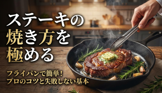 ステーキの焼き方をフライパンで極めるプロのコツ｜家庭で失敗しない基本と応用